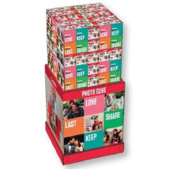 PP-201 5X5 Photo Cube Creative Pack White Disply (125PCS Of | APLIUM
