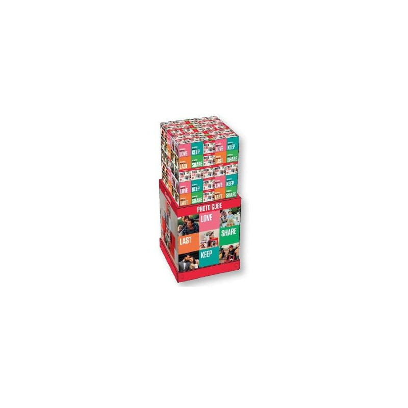 PP-201 5X5 Photo Cube Creative Pack White Disply (125PCS Of | APLIUM