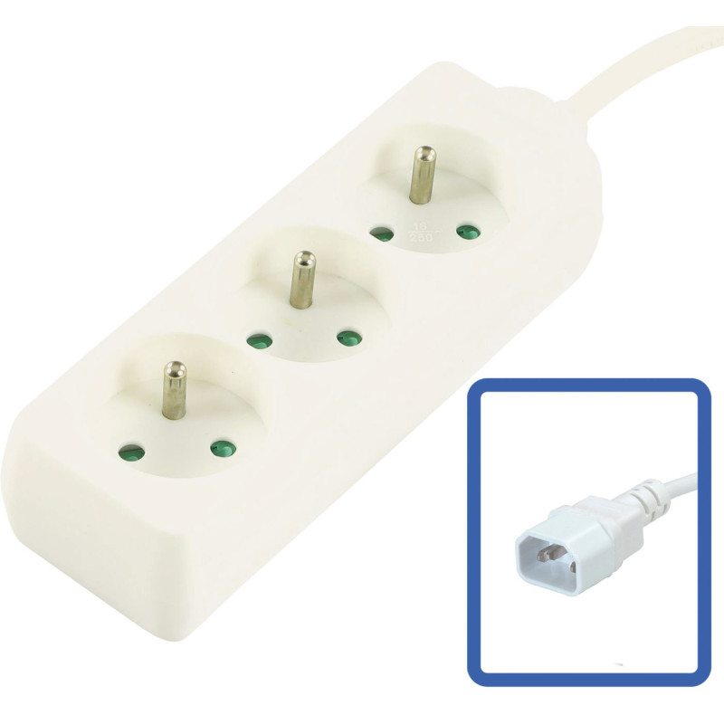 3-way Power Strip French Type | APLIUM