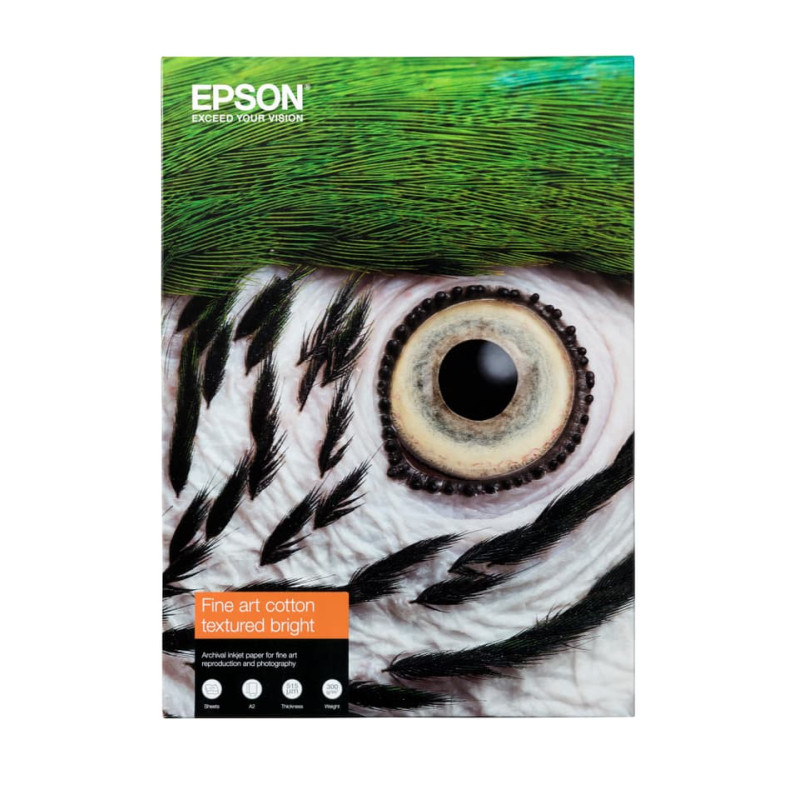 Epson II - Algodón - mate texturizado - 515 micras - blanco | APLIUM