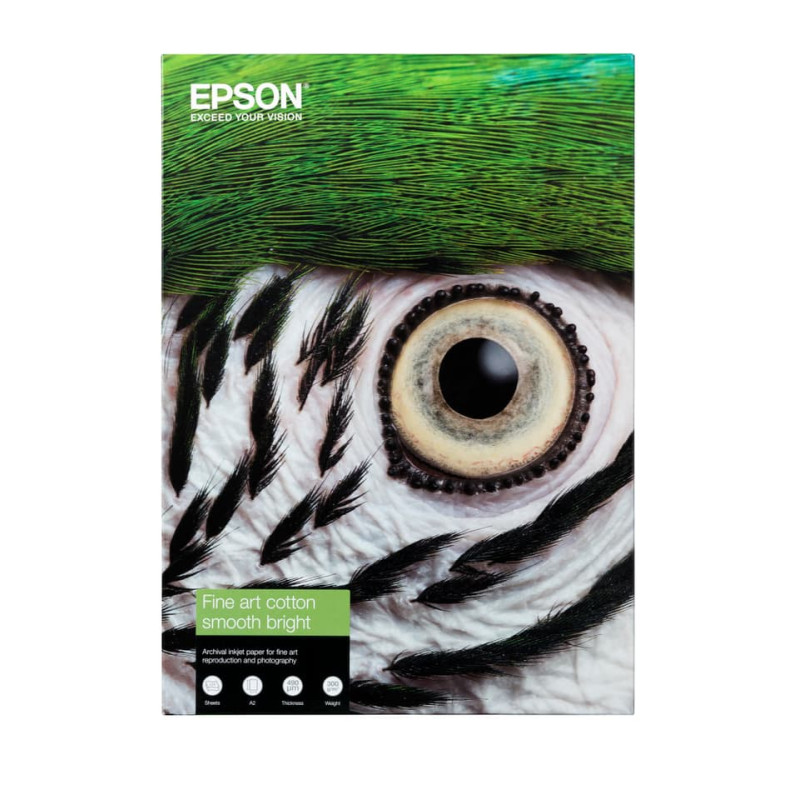 Epson II - Algodón - mate suave - 490 micras - blanco brilla | APLIUM