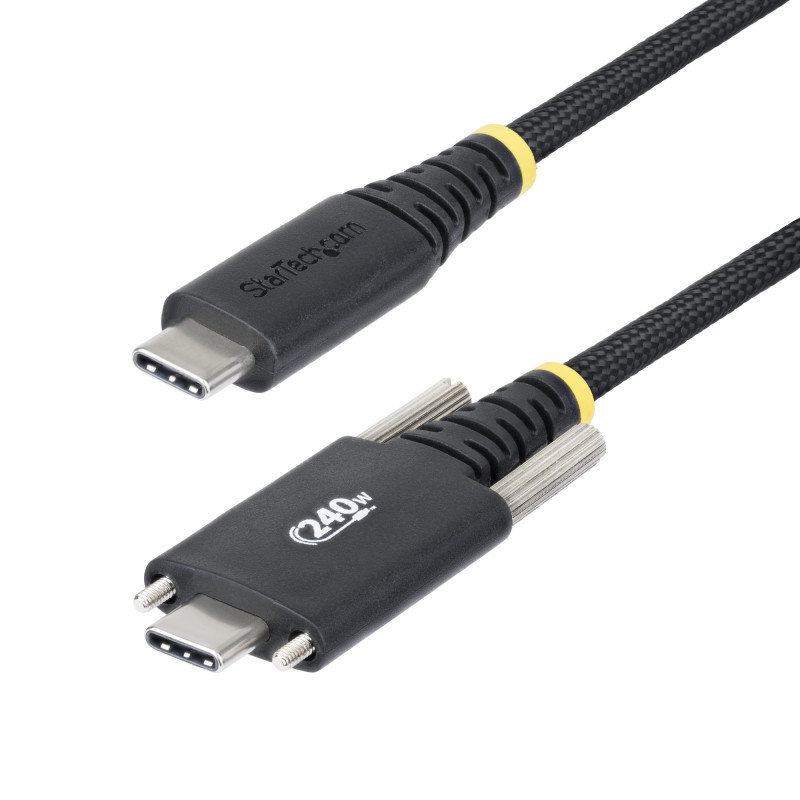 StarTech.com 10ft (3m) USB-C Charging Cable, 240W, Silicone Jacket - C