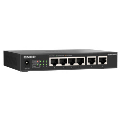 QNAP QSW-2104-2T-R2 - Conmutador - sin gestionar - 4 x 100/1 | APLIUM
