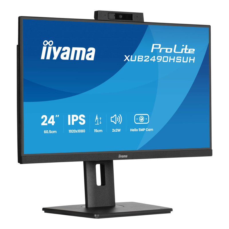Monitor Iiyama 24" XUB2490HSUH-B2, FHD, 75HZ, 1MS, HDMI, Dis | APLIUM