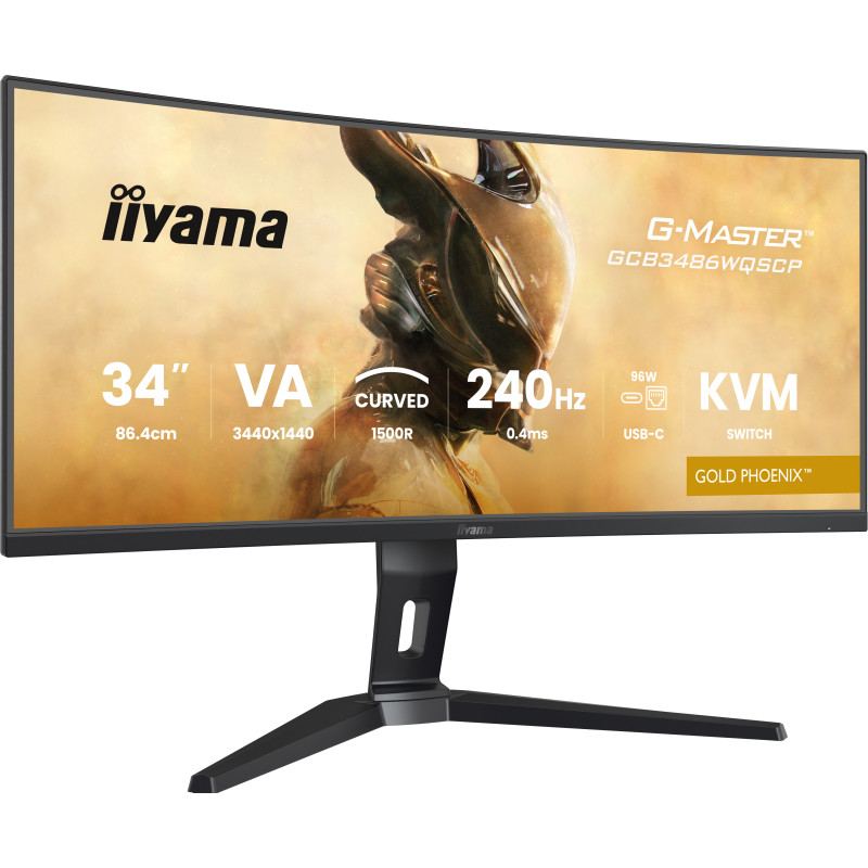 Monitor Iiyama G-master GCB3486WQSCP-B1, 34", 1500R, 240HZ, | APLIUM