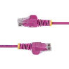 Cable Ethernet CAT6 Delgado De 1M Rosa - Snagless - Lszh | APLIUM