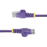 Cable Ethernet CAT6 Delgado De 1M Morado Snagless - Lszh | APLIUM