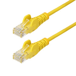 StarTech.com 1.5m Yellow Slim CAT6 Ethernet Cable, Snagless, | APLIUM
