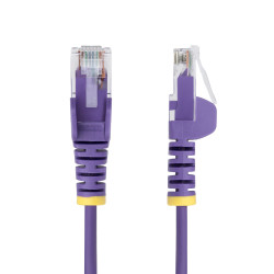 Cable Ethernet CAT6 Delgado 2M Morado - Snagless - Lszh | APLIUM