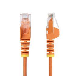 StarTech.com 7m Orange Slim CAT6 Ethernet Cable, Snagless, 2 | APLIUM