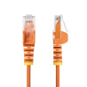 StarTech.com 7m Orange Slim CAT6 Ethernet Cable, Snagless, 2 | APLIUM