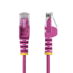 Cable Ethernet CAT6 Delgado 10M Rosa - Snagless - Lszh | APLIUM
