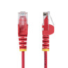 StarTech.com 15m Red Slim CAT6 Ethernet Cable, Snagless, 28A | APLIUM