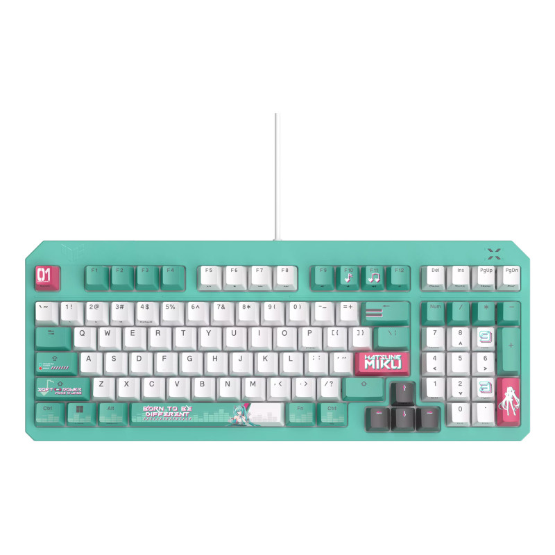 ASUS TUF Gaming K3 Gen II - Hatsune Miku Edition - teclado - | APLIUM