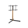 TVS 3695 FLOORSTAND OAK & STEEL