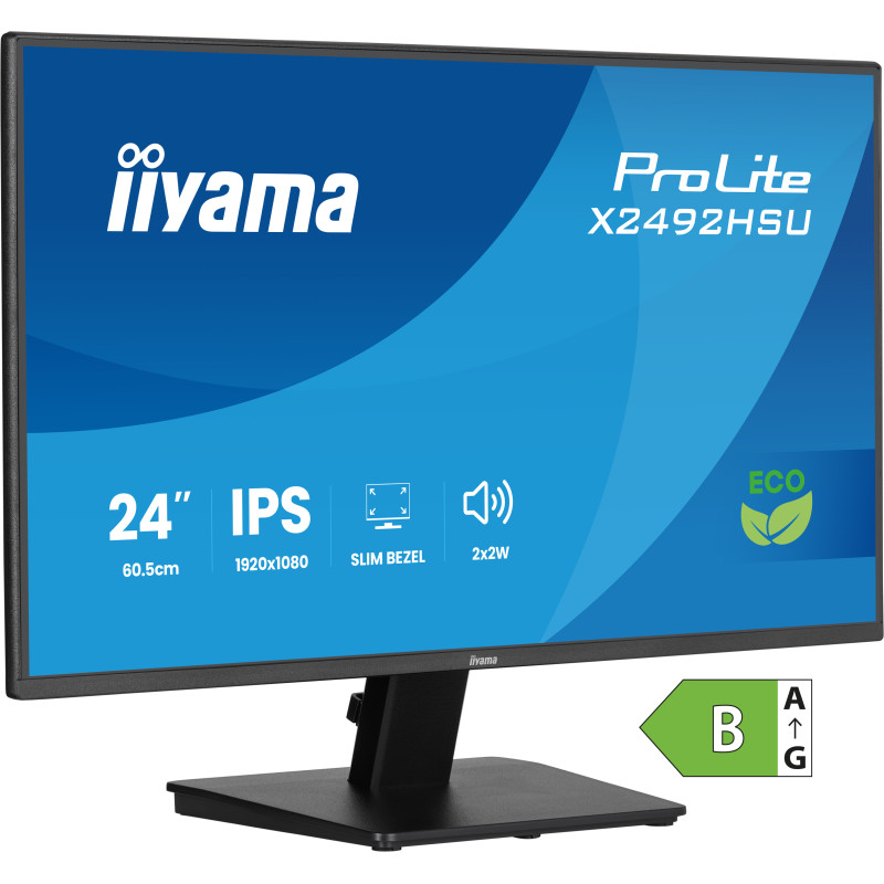 Monitor Iiyama Prolite, 24 Pulgadas, 60.5CM, IPS Panel Techn | APLIUM