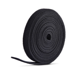 StarTech.com - Rollo de brida de cable - 22.8 m - negro