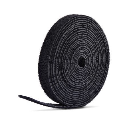 StarTech.com - Rollo de brida de cable - 22.8 m - negro