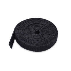 StarTech.com - Rollo de brida de cable - 22.8 m - negro