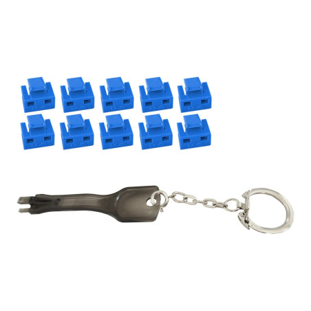 RJ45 Port blockers with key