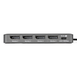 StarTech.com - Estación de conexión - USB-C / Displayport - 4 x DP - C