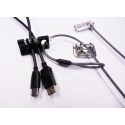 Targus DEFCON - Bloqueo de cable de seguridad - negro
