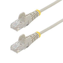 Cable Ethernet CAT6 Delgado Gris De 25CM - 28AWG - Lszh | APLIUM