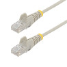 Cable Ethernet CAT6 Delgado Gris De 25CM - 28AWG - Lszh | APLIUM