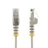 Cable Ethernet CAT6 Delgado Gris De 25CM - 28AWG - Lszh | APLIUM