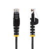 Cable Ethernet CAT6 Delgado Negro De 25CM - 28AWG - Lszh | APLIUM