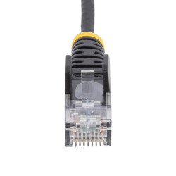 Cable Ethernet CAT6 Delgado Negro De 25CM - 28AWG - Lszh | APLIUM
