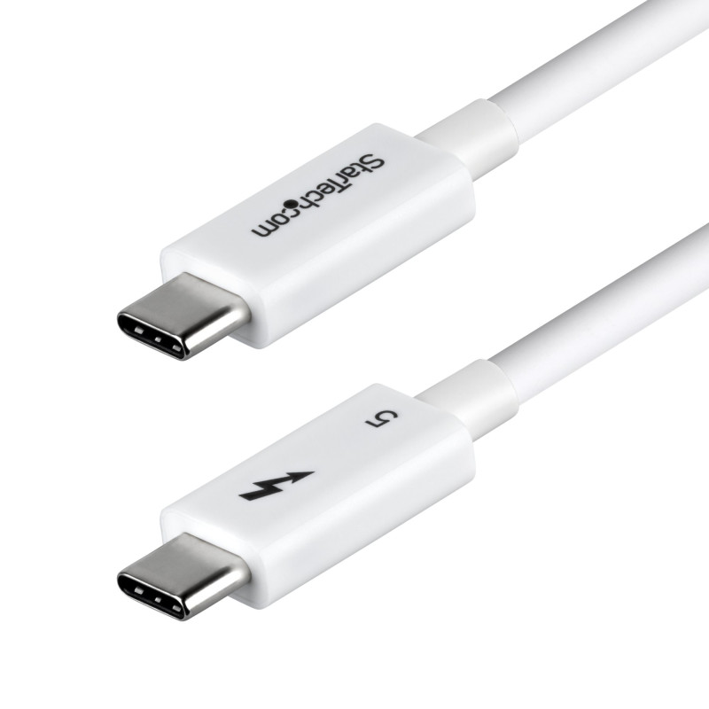 Cable Thunderbolt 5 Cert De 80CM - 80GBPS - Blanco | APLIUM