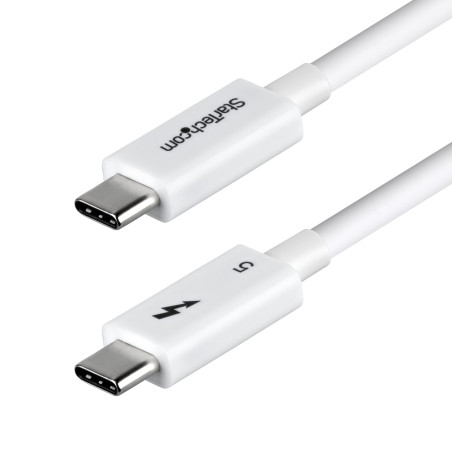 Cable Thunderbolt 5 Cert De 80CM - 80GBPS - Blanco | APLIUM