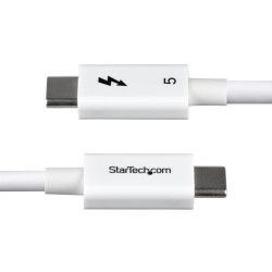 Cable Thunderbolt 5 Cert De 80CM - 80GBPS - Blanco | APLIUM