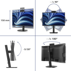 238 IPS 1920 X1080 16:9 120HZ W 24B2N3200JH HDMI Dp 4USB Mm | APLIUM