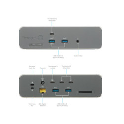 Targus EcoSmart - Estación de conexión - USB-C / Thunderbolt | APLIUM