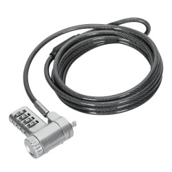 Targus DEFCON - Bloqueo de cable de seguridad - plata - 2 m | APLIUM