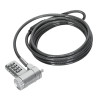 Targus DEFCON - Bloqueo de cable de seguridad - plata - 2 m | APLIUM