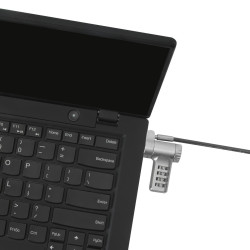 Targus DEFCON - Bloqueo de cable de seguridad - plata - 2 m | APLIUM