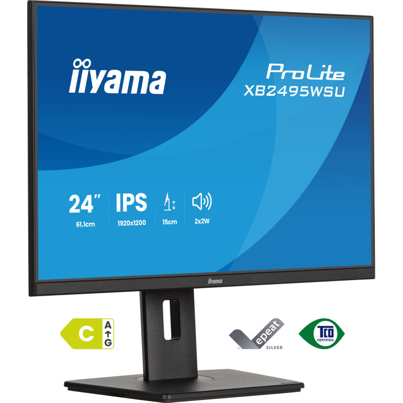 Iiyama XB2495WSU-B1 - 24" Business WUXGA IPS | APLIUM