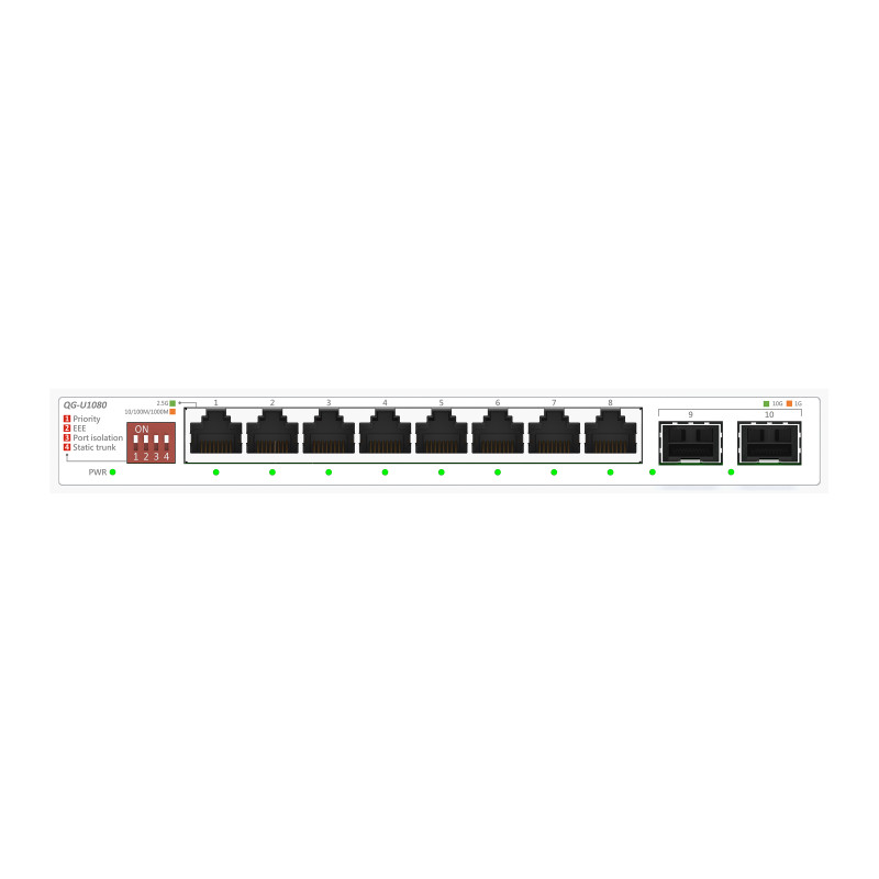 Asus QG-U1080 Switch 8 Puertos 2.5G Ethernet SFP