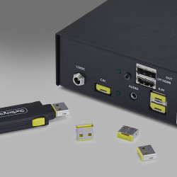 Llave De Bloqueo Usb-a 4 Tapones Usb-a Con Pestillo | APLIUM