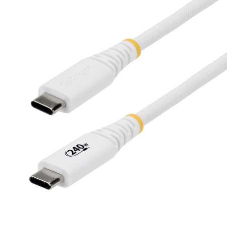 Cable De Carga Usb-c 3M - Pd 240W - Blanco - Usb-if | APLIUM
