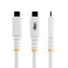 Cable De Carga Usb-c 3M - Pd 240W - Blanco - Usb-if | APLIUM