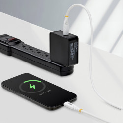 Cable De Carga Usb-c 3M - Pd 240W - Blanco - Usb-if | APLIUM