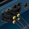 3m Black Ultra Slim CAT6a Cable
