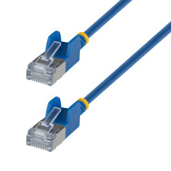 1m Black Ultra Slim CAT6a Cable | APLIUM