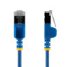 Cable Ethernet CAT6A Ultra Delgado 3M Azul Snagless Ftp | APLIUM