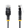 Cable Ethernet CAT6A Ultra Slim 1.5M Negro Snagless Utp | APLIUM