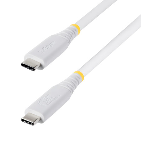 Cable USB4 1M Usb-c - 40GBPS Certificado Usb-if - Blanco | APLIUM